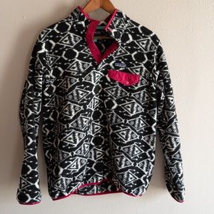 Patagonia Synchilla Fleece Pullover RARE Fish Ikat